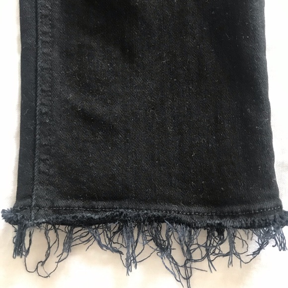 Rag & Bone Black Flare with Distressed Bottom - Picture 4 of 5